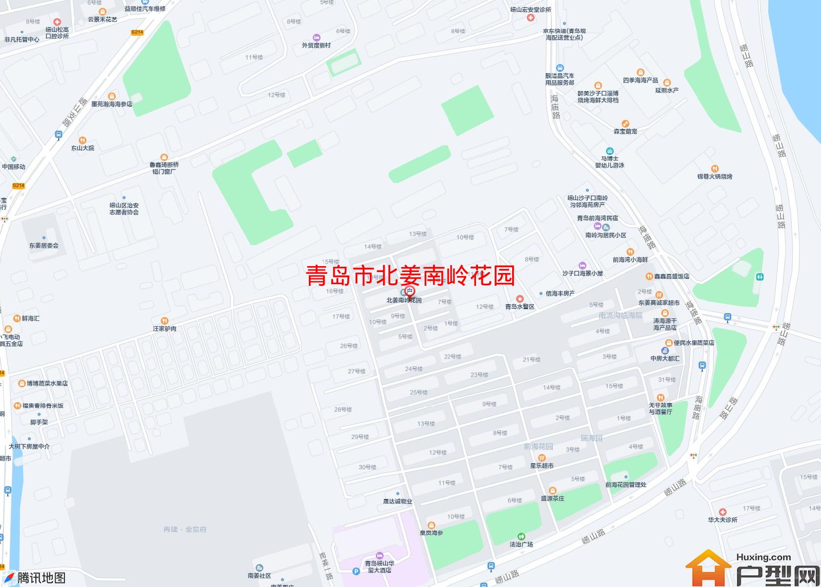 北姜南岭花园小区 - 户型网