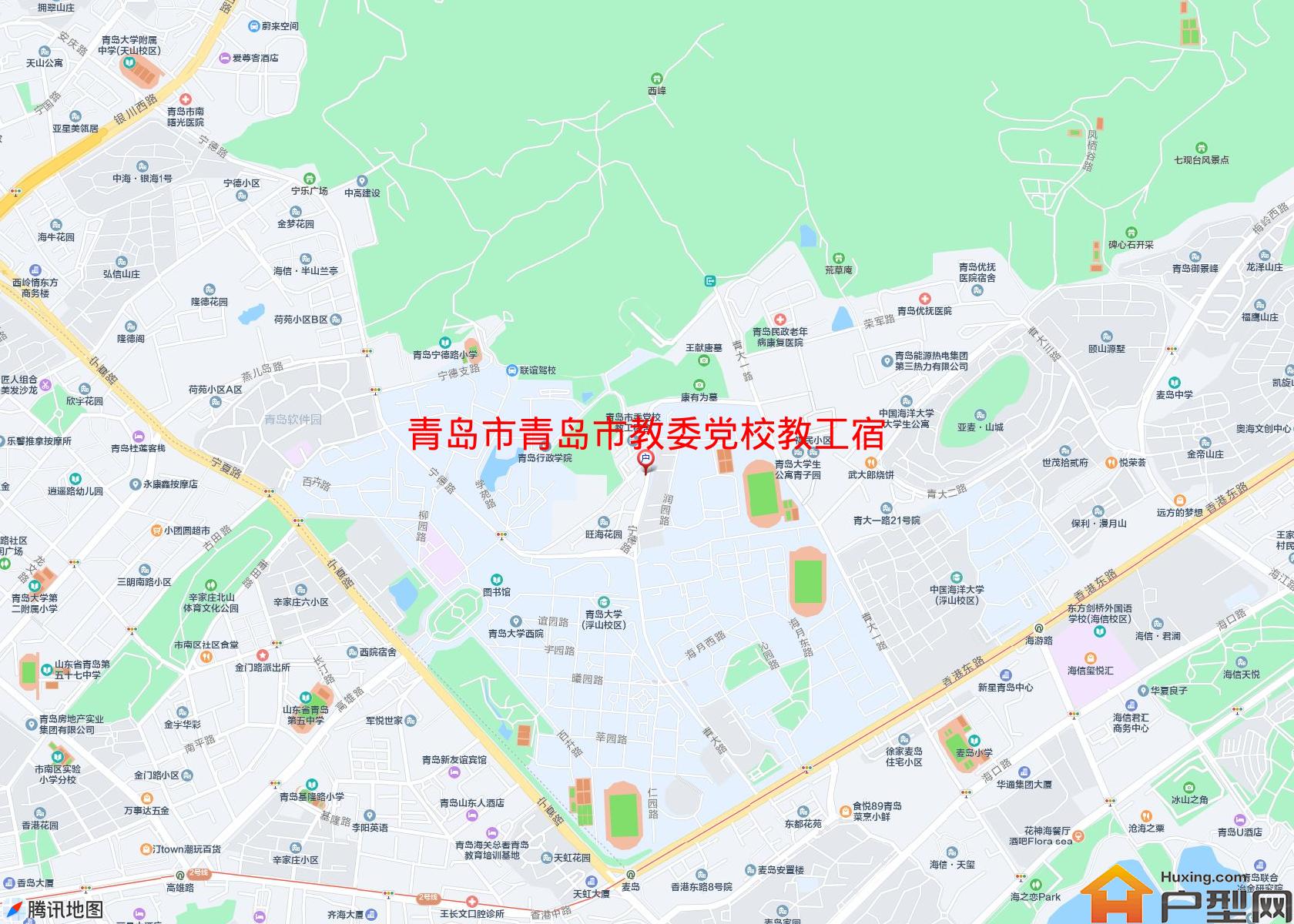 青岛市教委党校教工宿舍小区 - 户型网