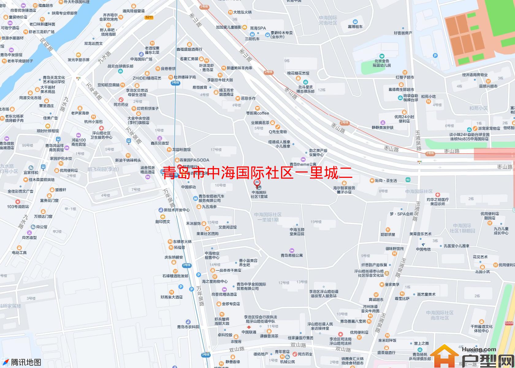 中海国际社区一里城二期(商住楼)小区 - 户型网