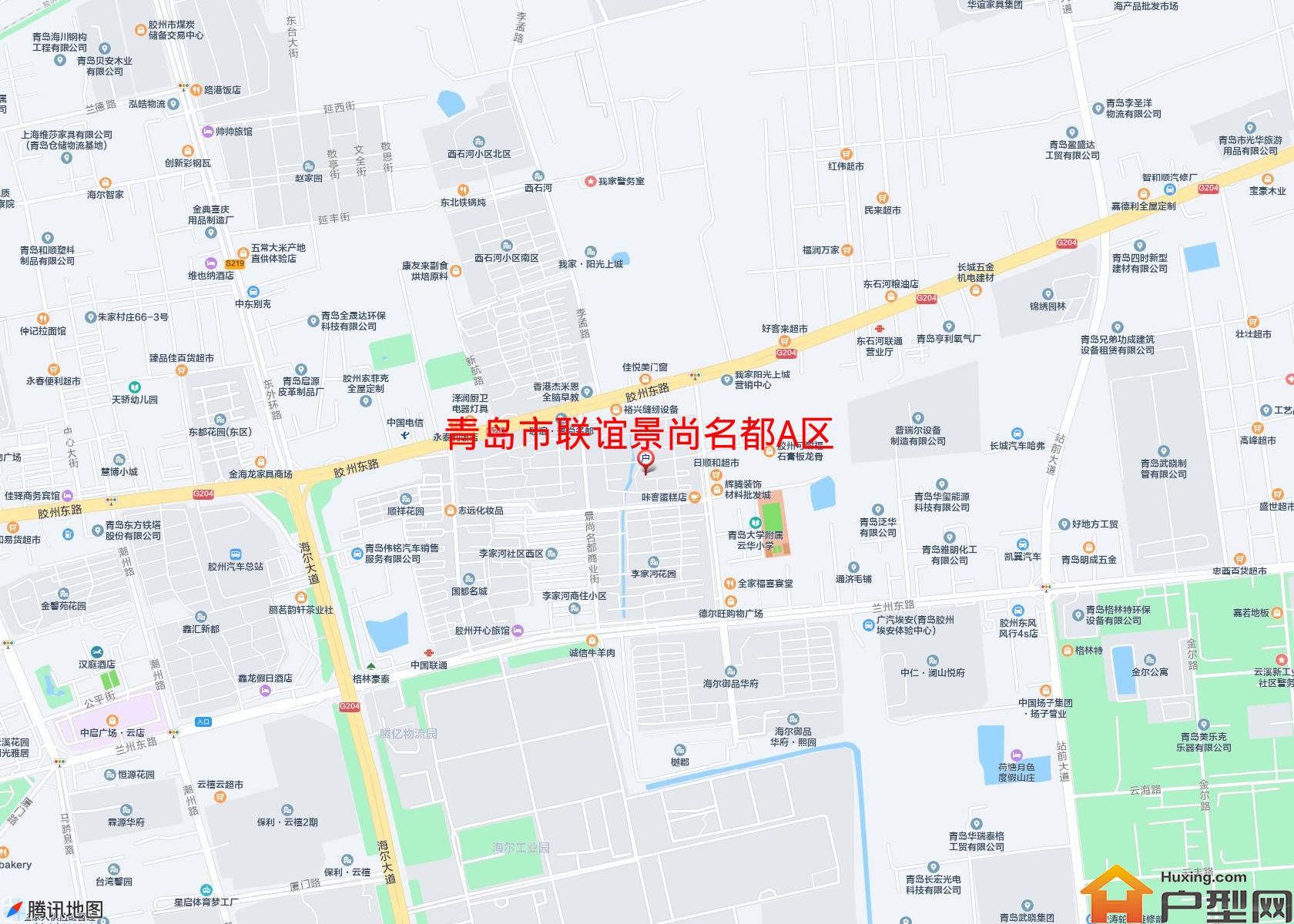 联谊景尚名都A区小区 - 户型网