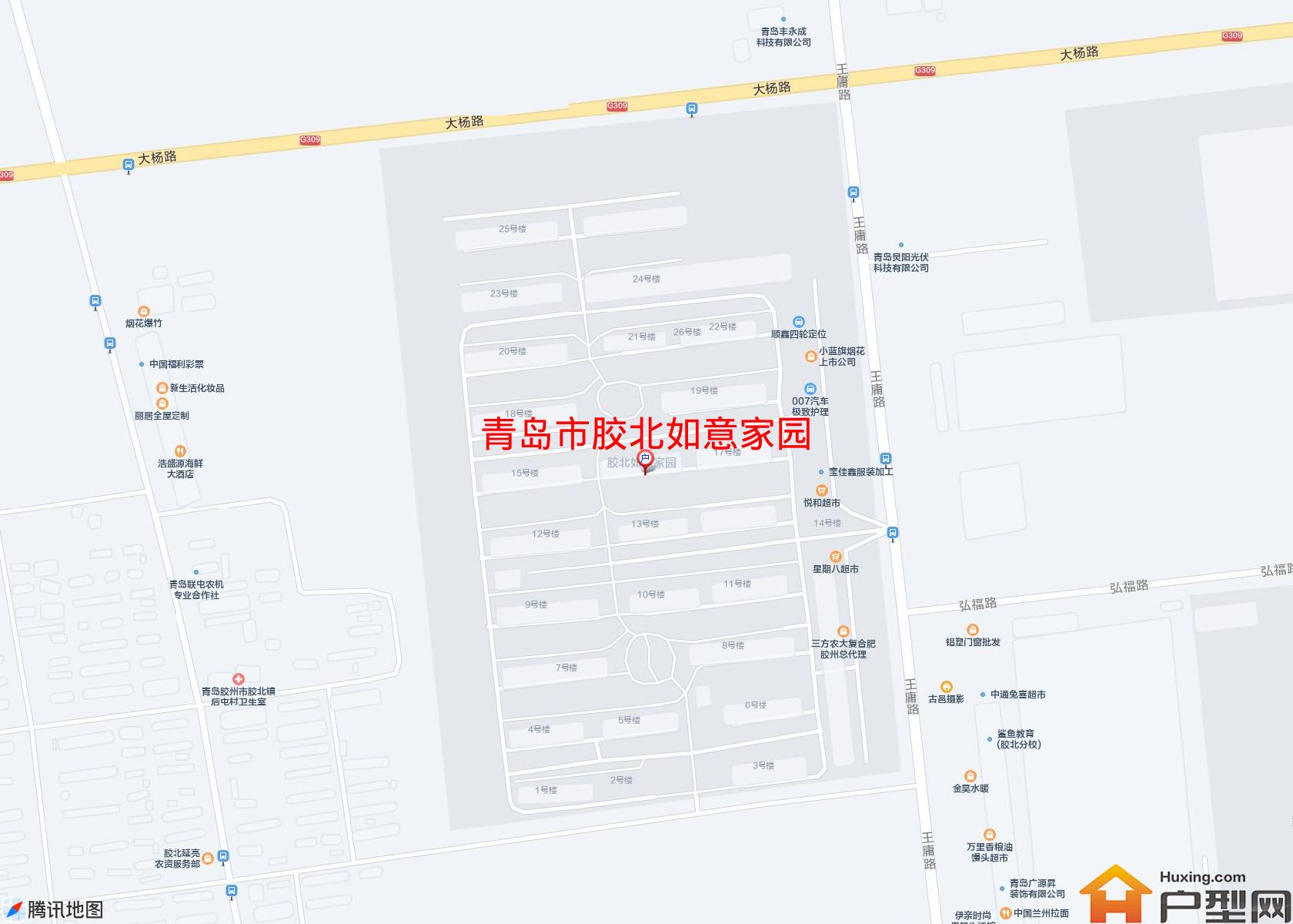 胶北如意家园小区 - 户型网