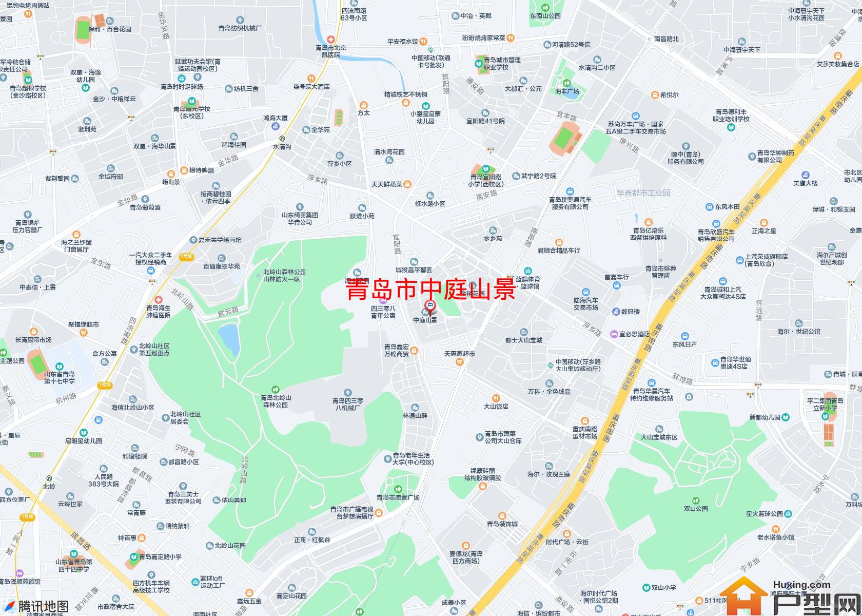 中庭山景小区 - 户型网