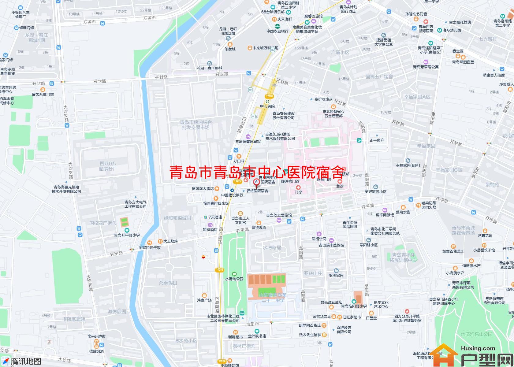 青岛市中心医院宿舍小区 - 户型网