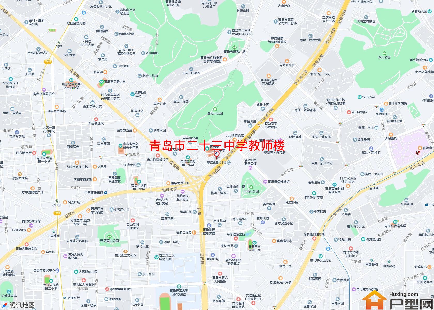 二十三中学教师楼小区 - 户型网