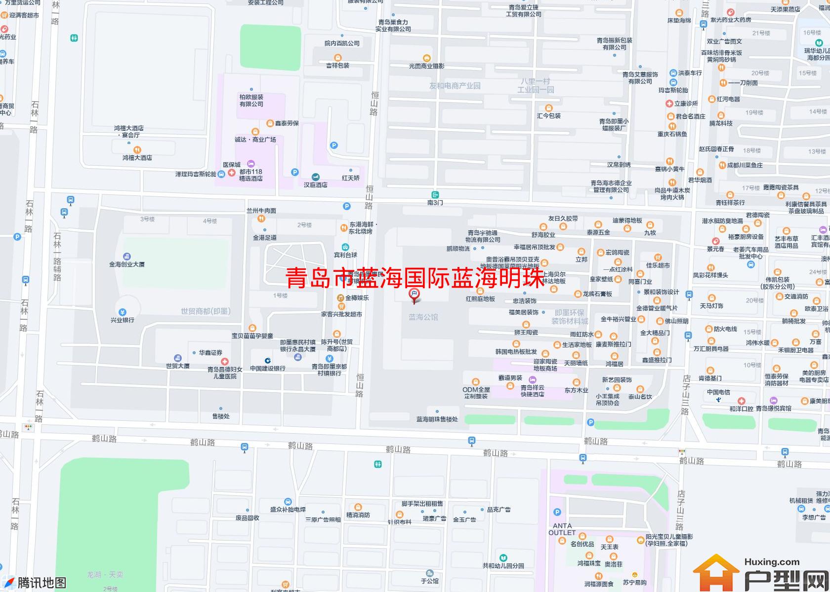 蓝海国际蓝海明珠小区 - 户型网