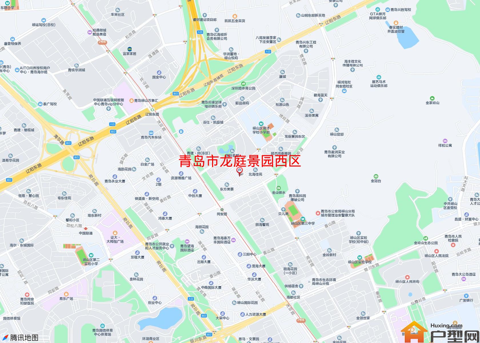 龙庭景园西区小区 - 户型网