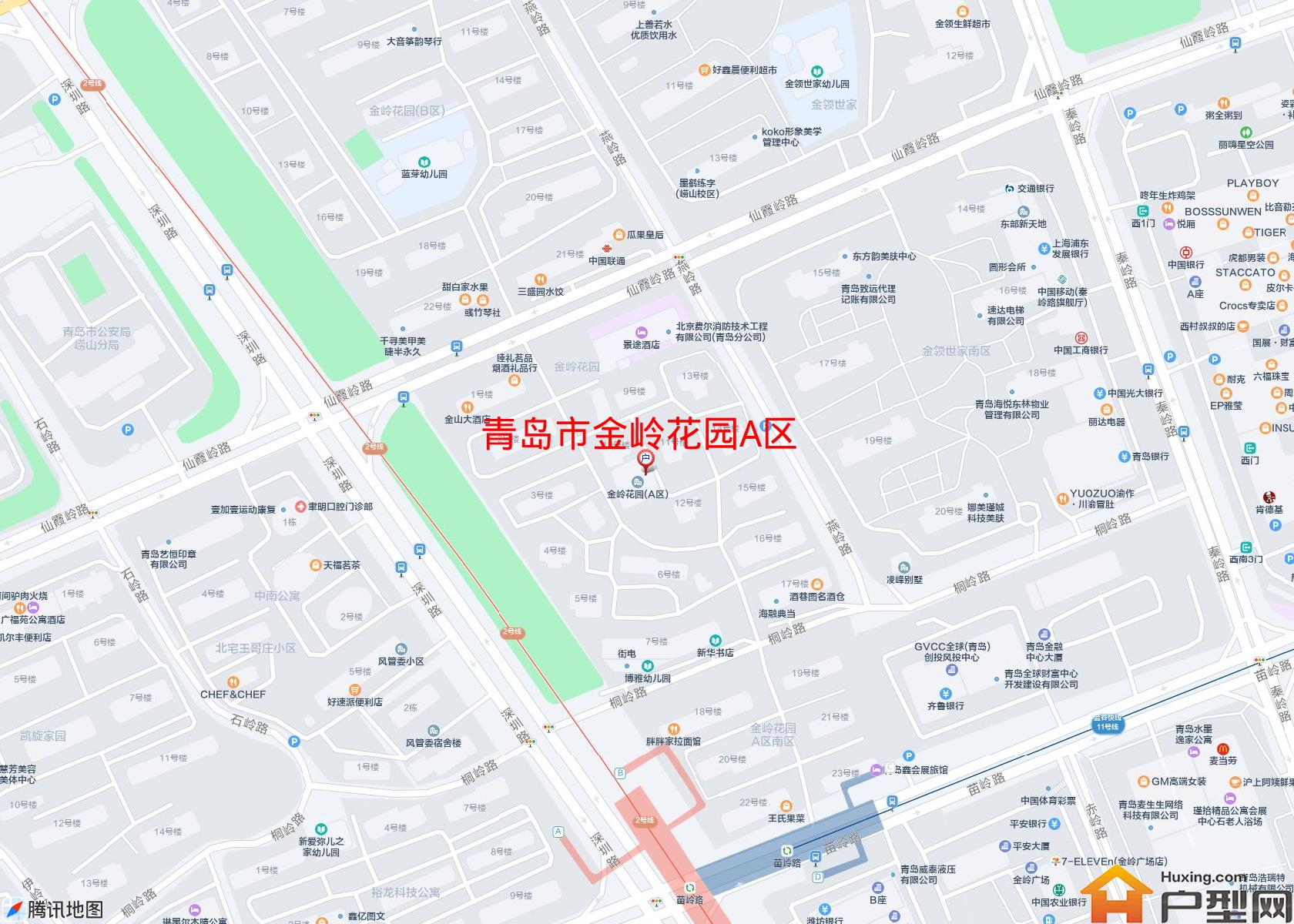 金岭花园A区小区 - 户型网 金岭花园A区小区 - 户型网