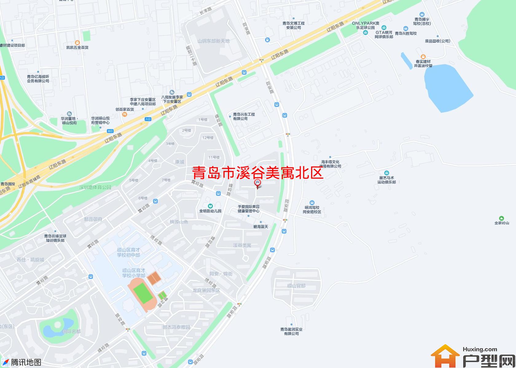 溪谷美寓北区小区 - 户型网
