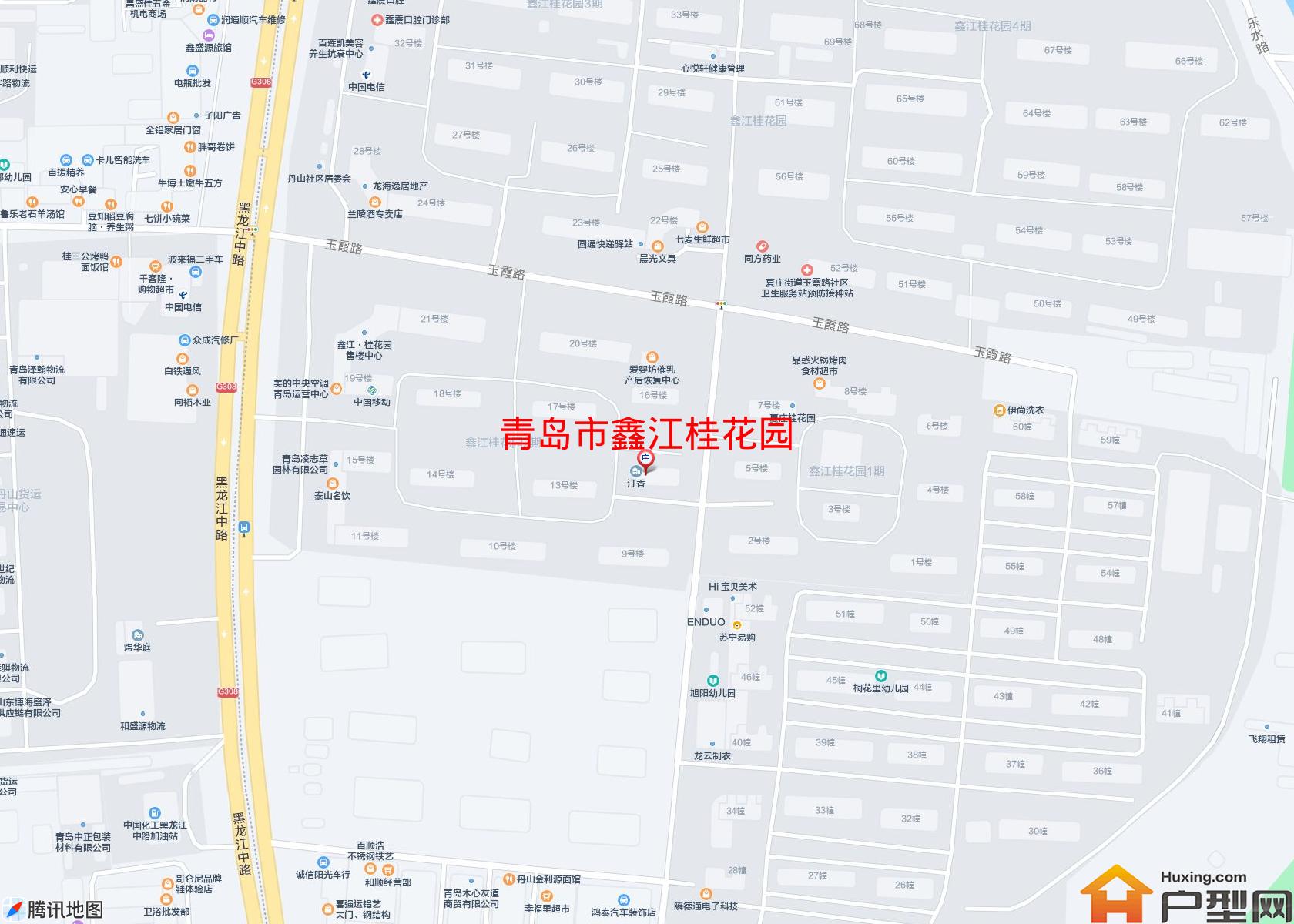 鑫江桂花园小区 - 户型网