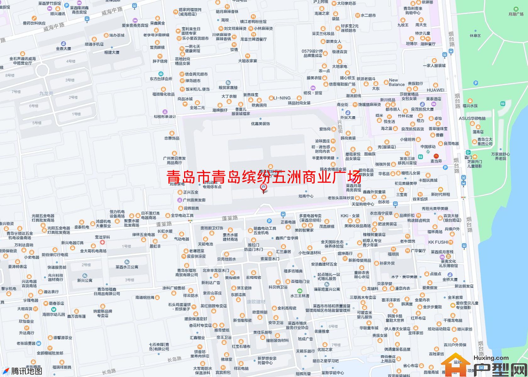 青岛缤纷五洲商业广场小区 - 户型网
