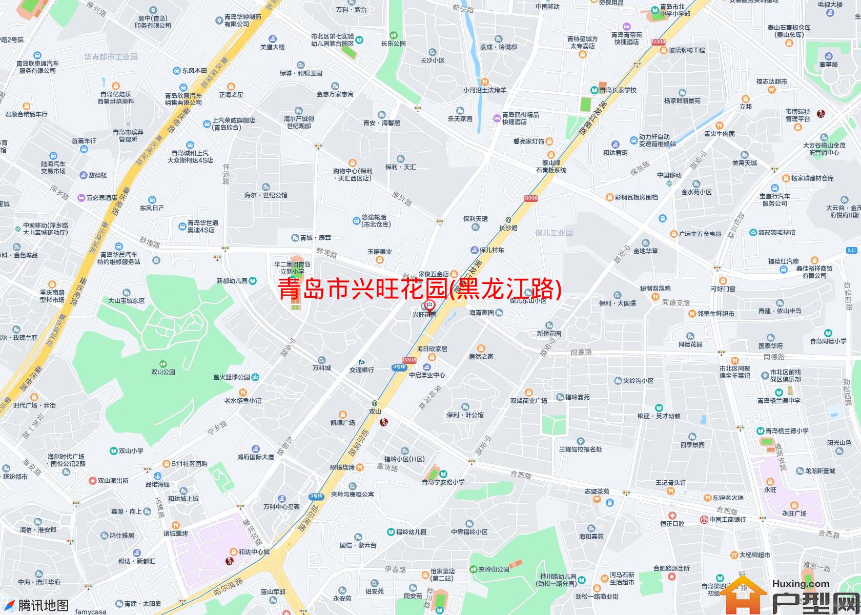 兴旺花园(黑龙江路)小区 - 户型网