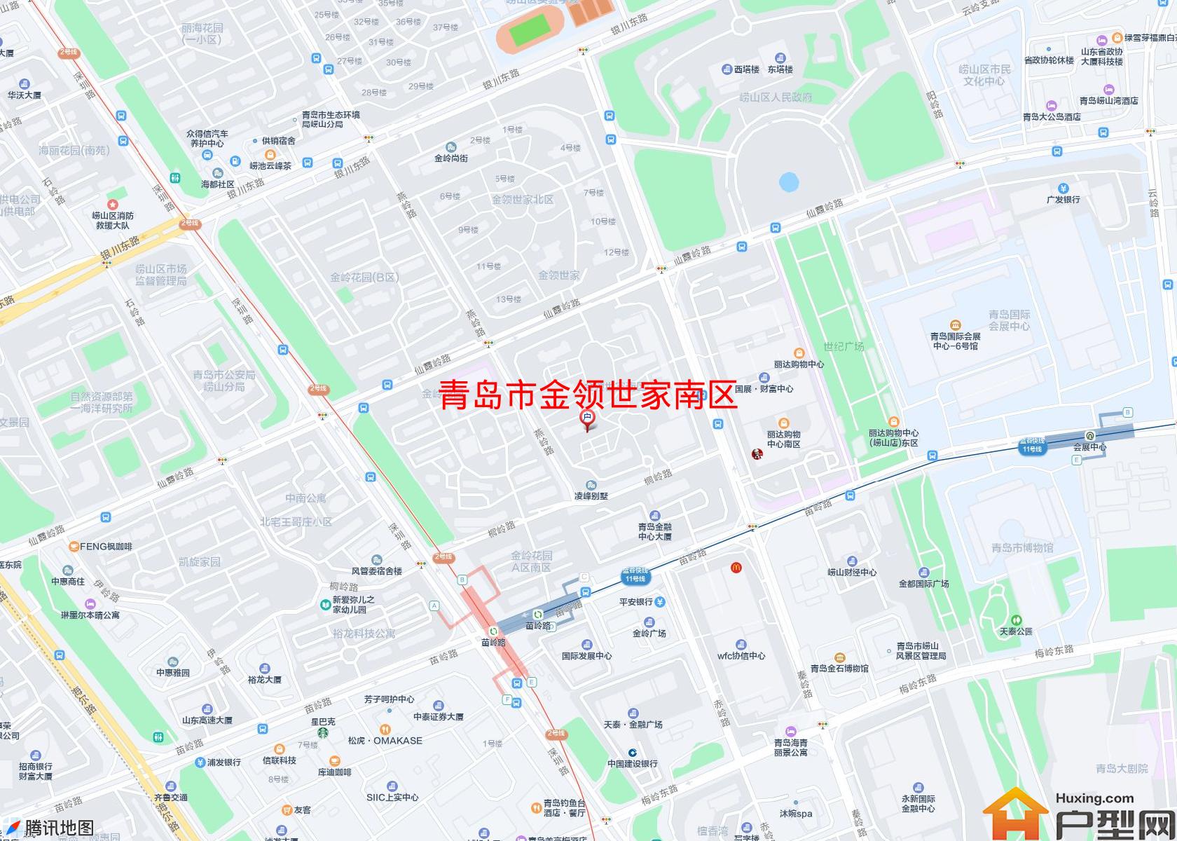 金领世家南区小区 - 户型网