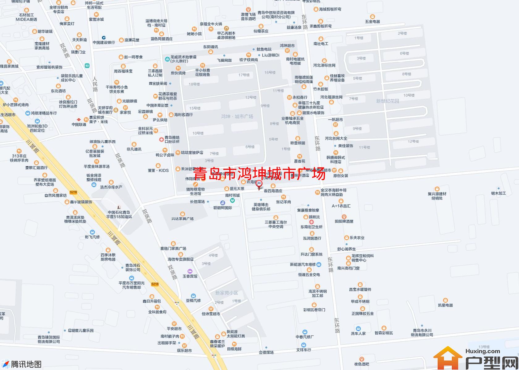 鸿坤城市广场小区 - 户型网