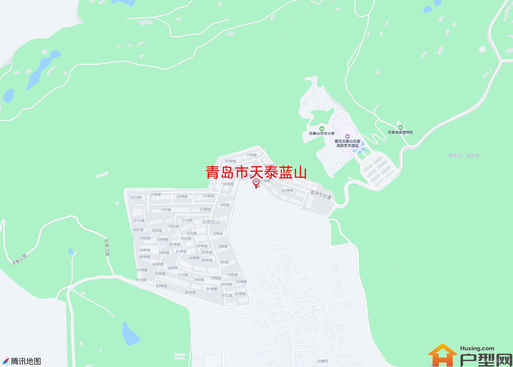 天泰蓝山小区 - 户型网