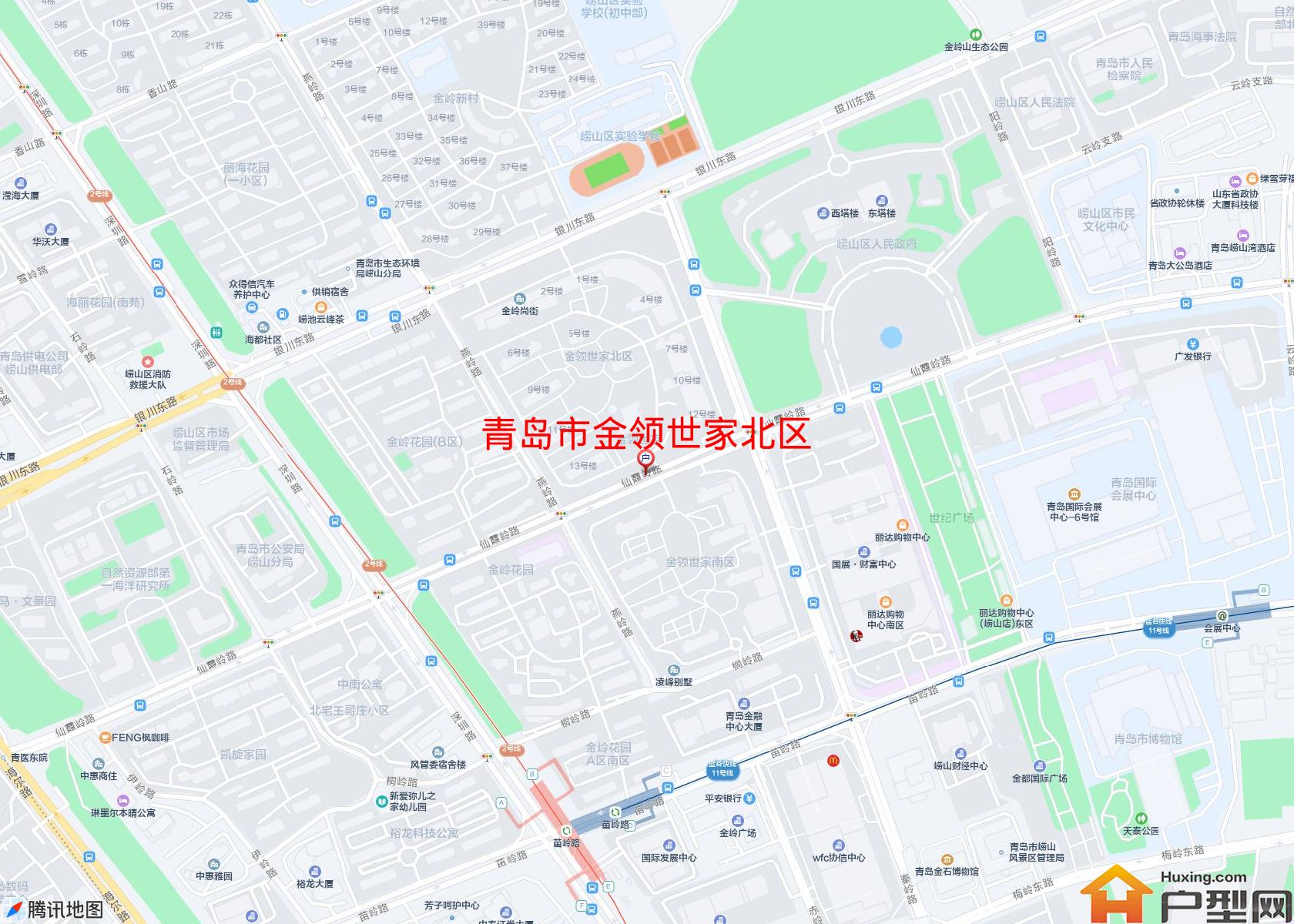 金领世家北区小区 - 户型网