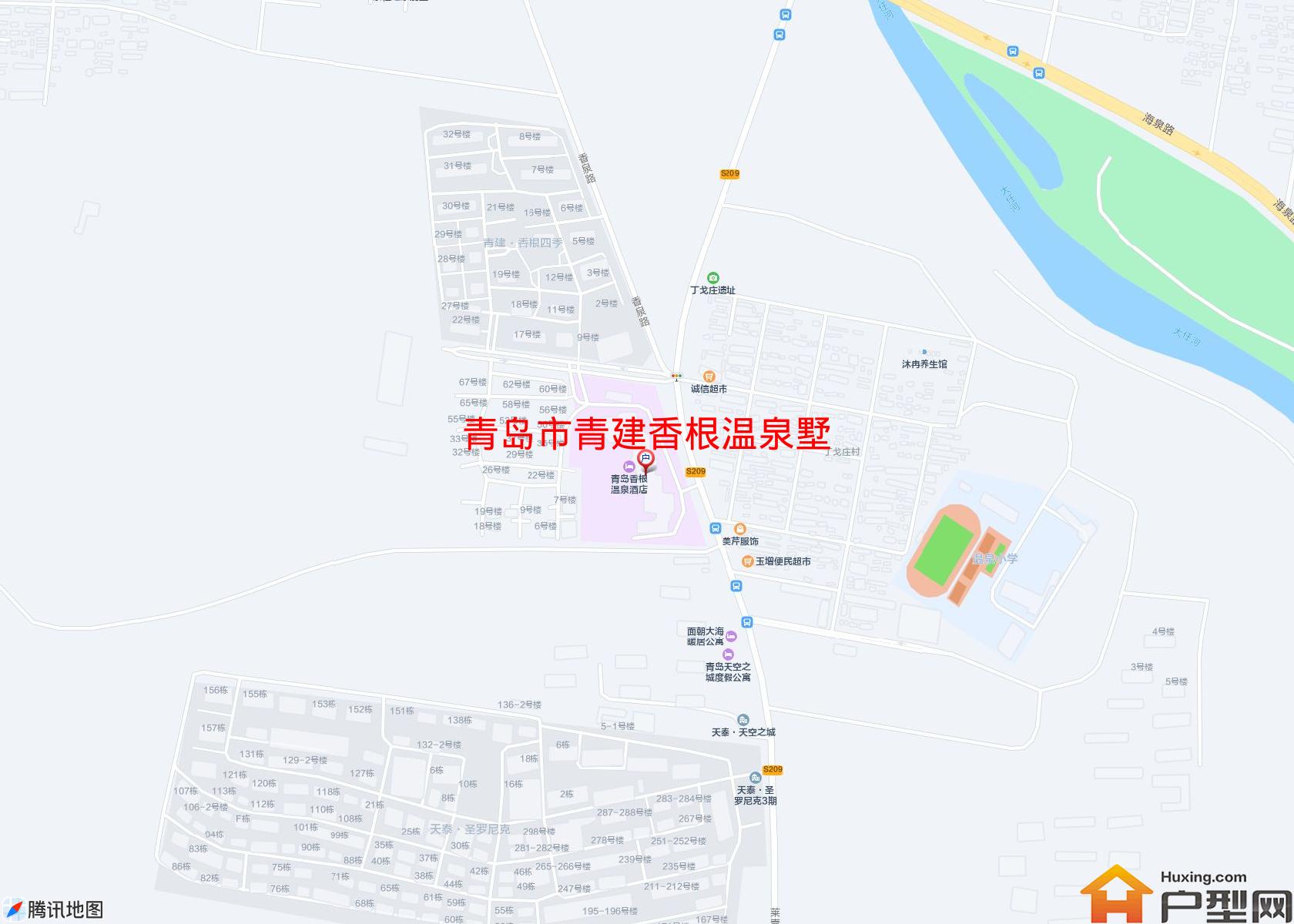 青建香根温泉墅小区 - 户型网