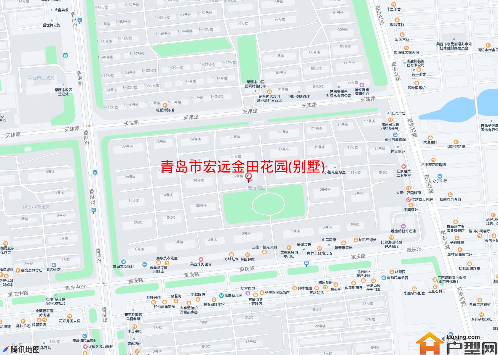 宏远金田花园(别墅)小区 - 户型网