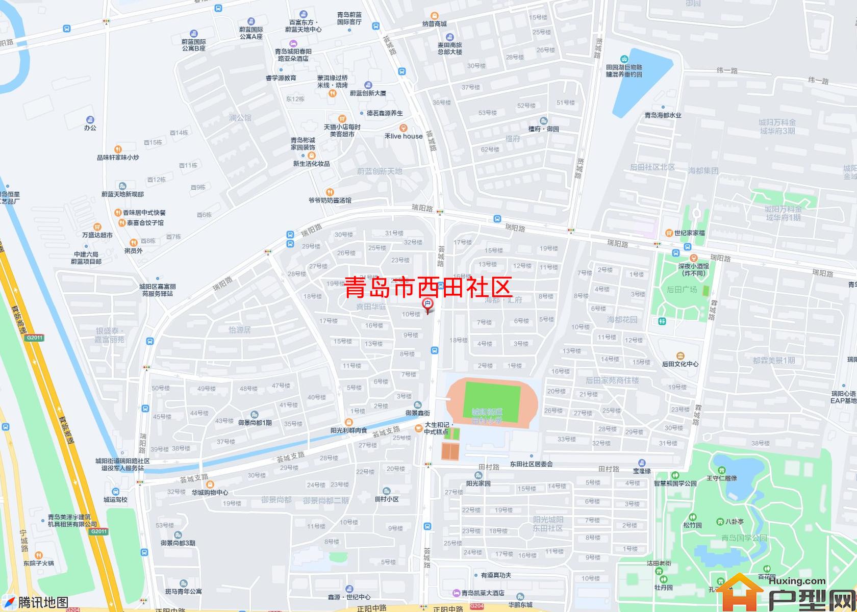 西田社区小区 - 户型网