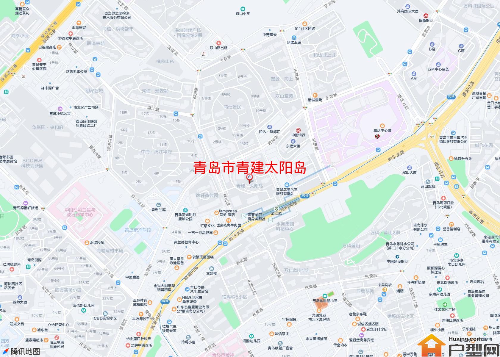 青建太阳岛小区 - 户型网
