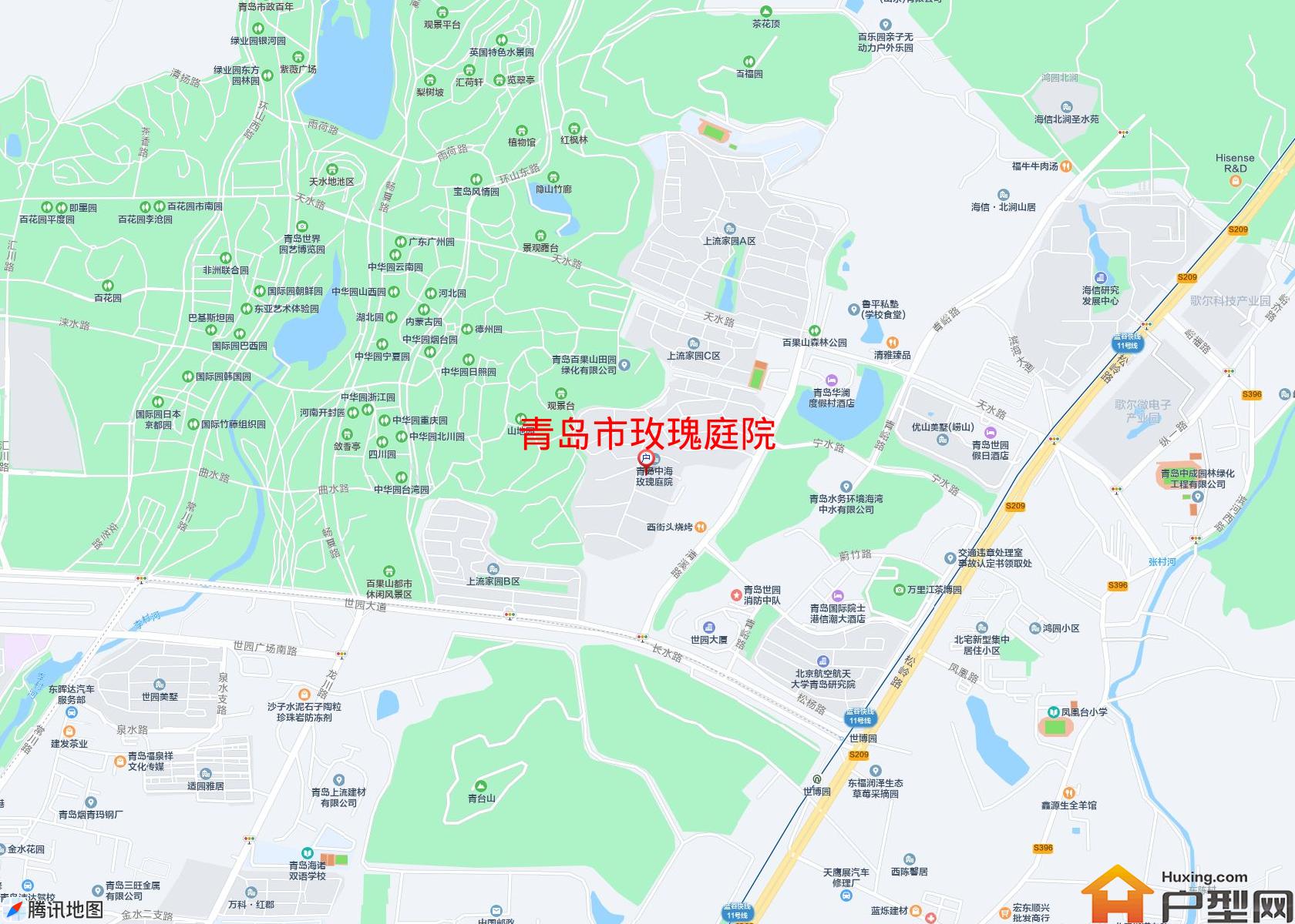 玫瑰庭院小区 - 户型网