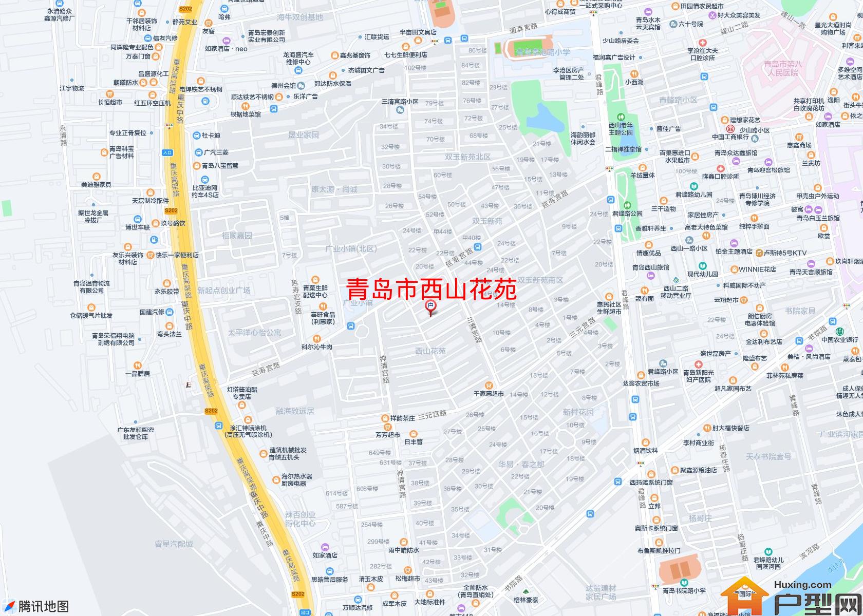 西山花苑小区 - 户型网 西山花苑小区 - 户型网