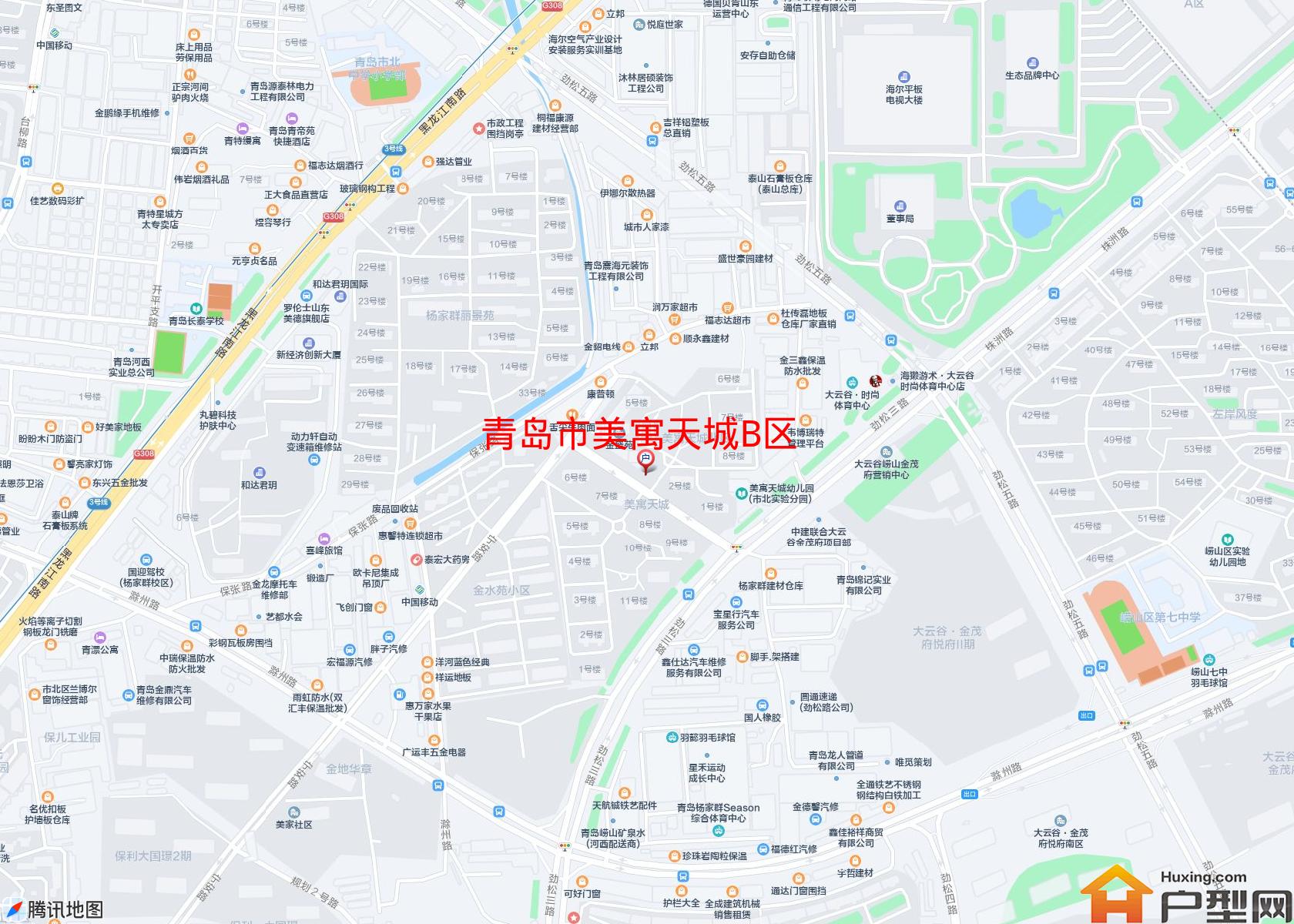 美寓天城B区小区 - 户型网