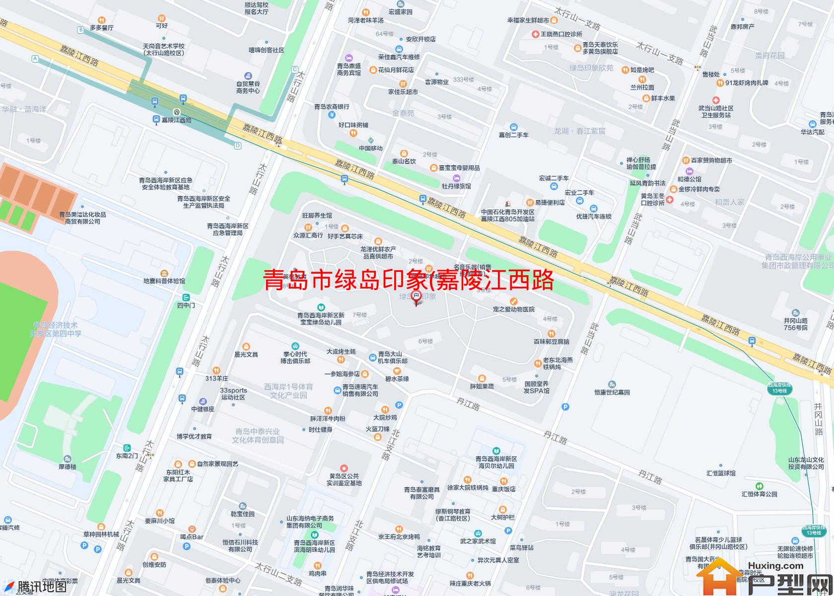 绿岛印象(嘉陵江西路)小区 - 户型网