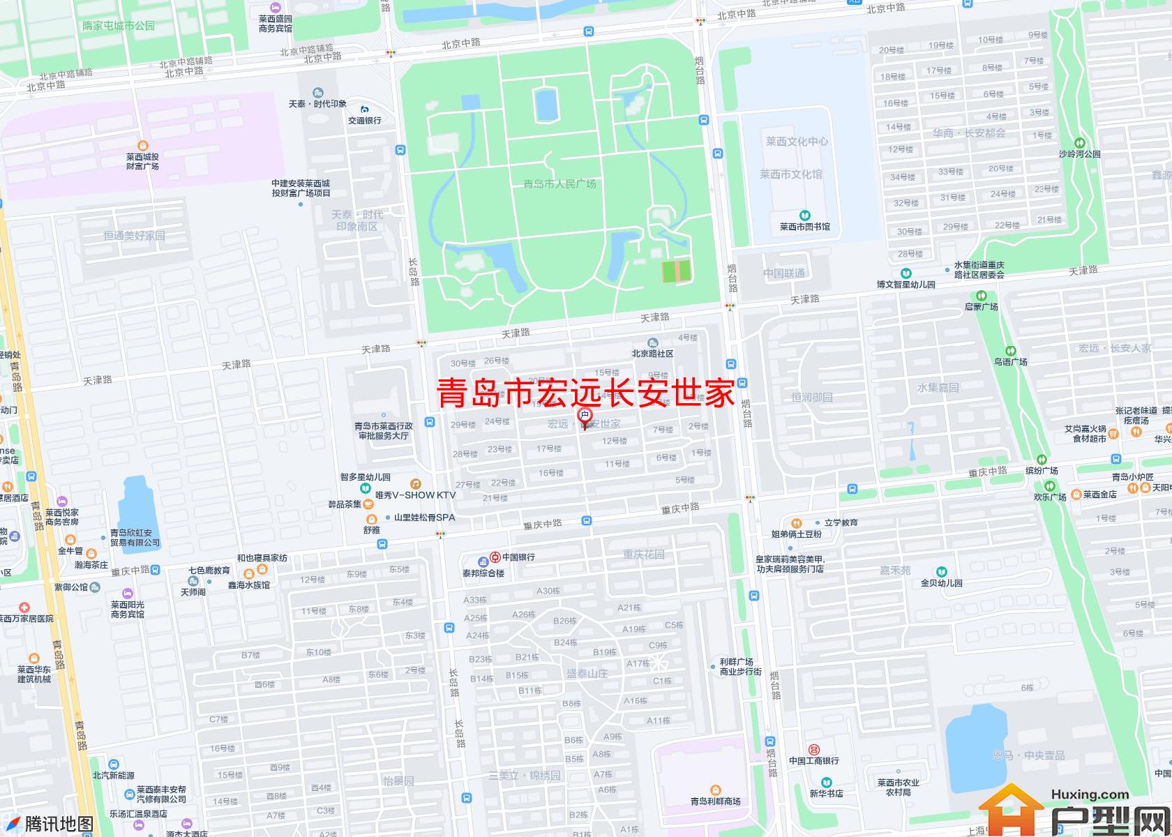宏远长安世家小区 - 户型网