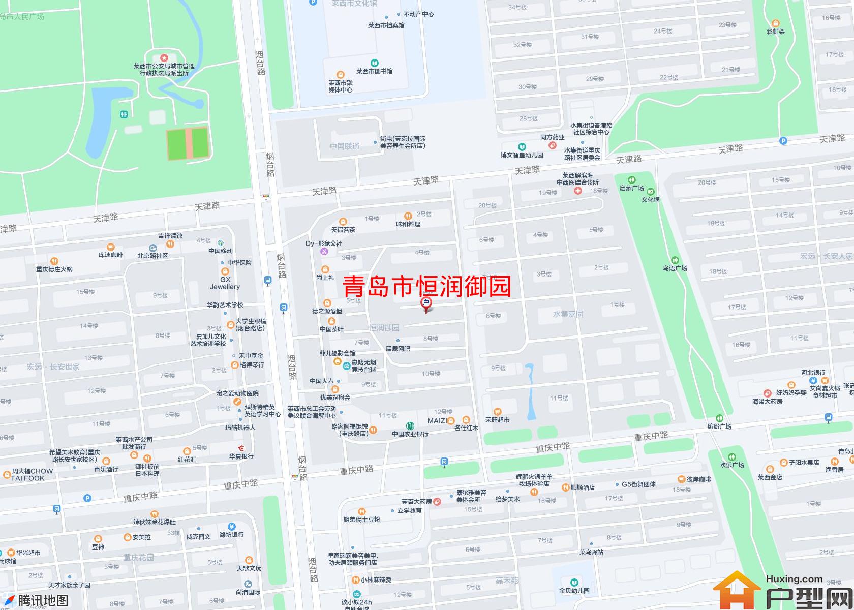 恒润御园小区 - 户型网
