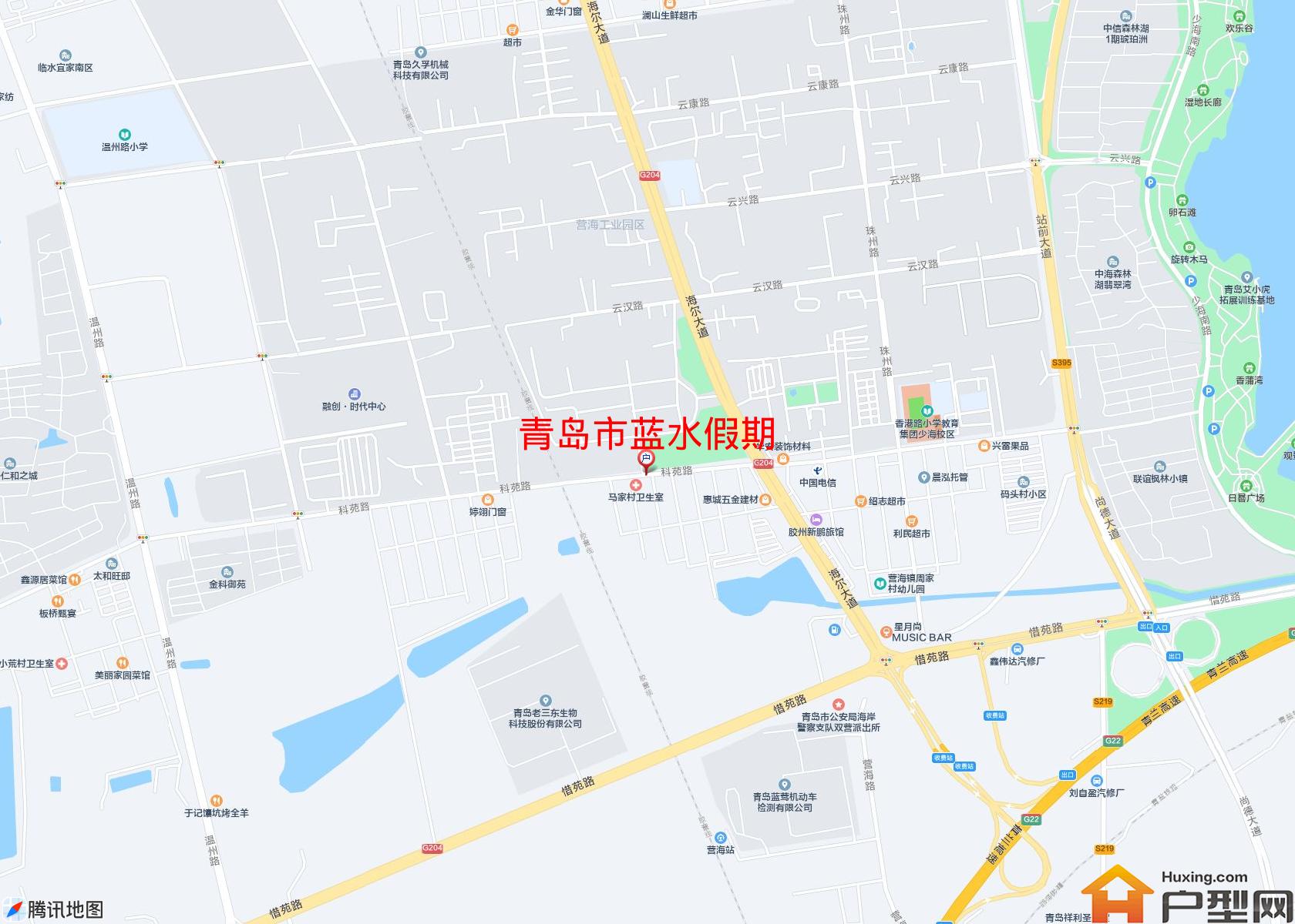 蓝水假期小区 - 户型网