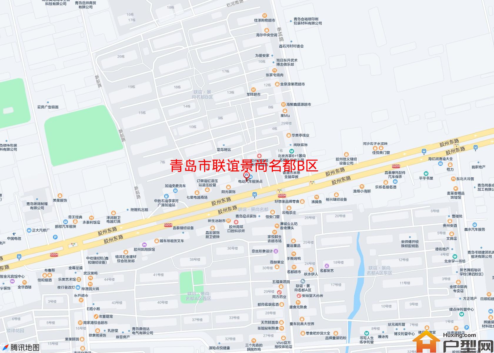 联谊景尚名都B区小区 - 户型网