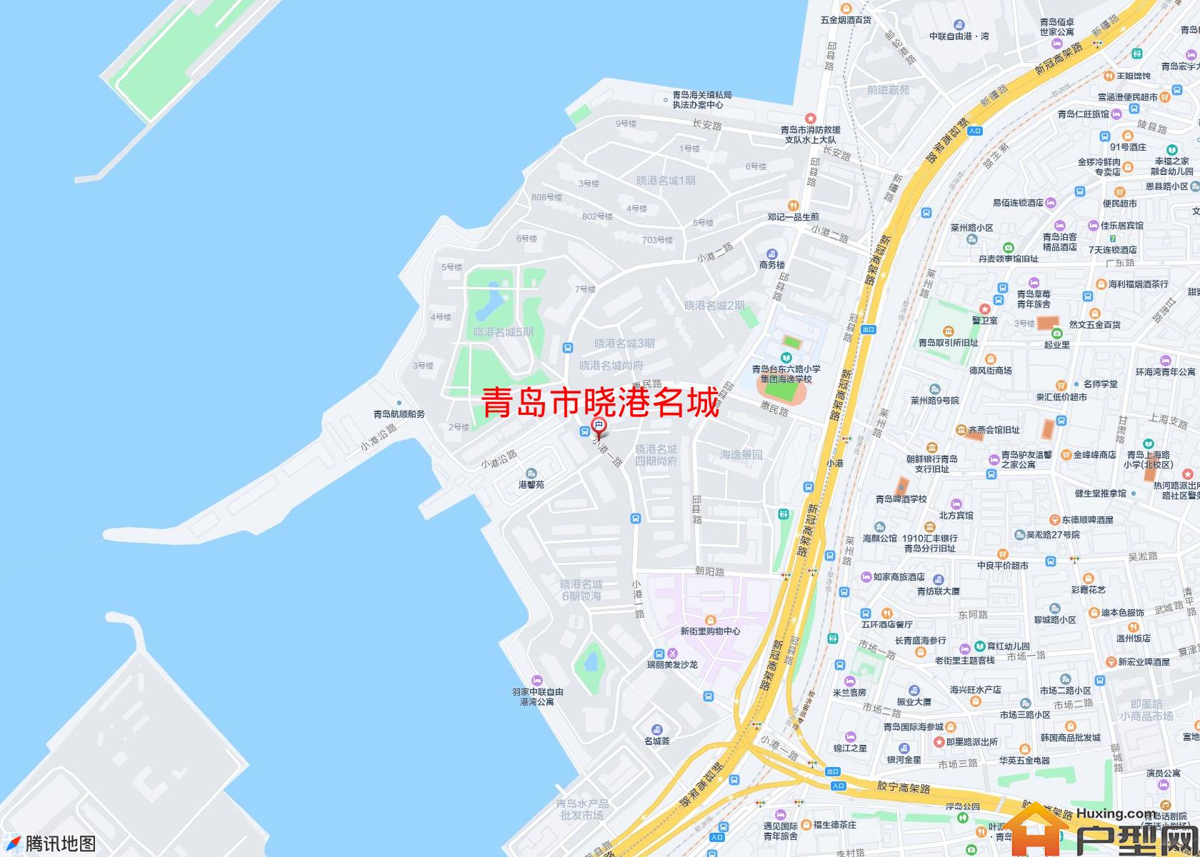 晓港名城小区 - 户型网