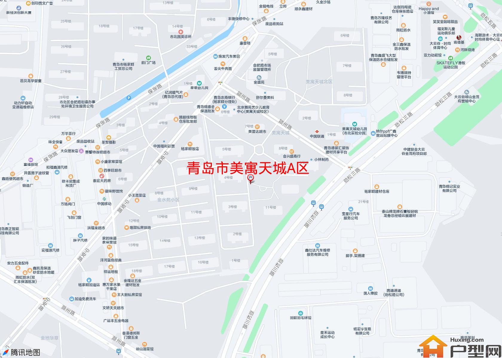 美寓天城A区小区 - 户型网