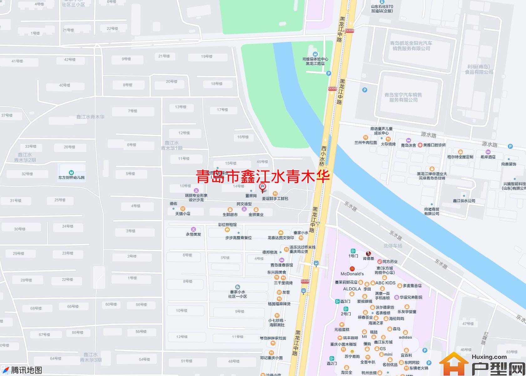 鑫江水青木华小区 - 户型网