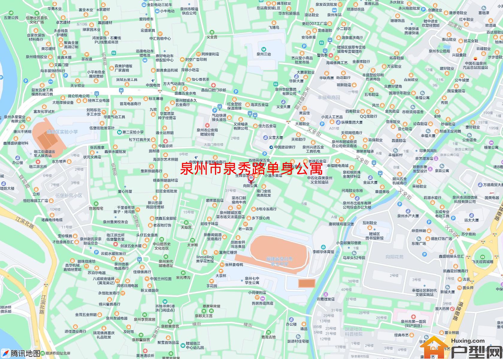 泉秀路单身公寓小区 - 户型网