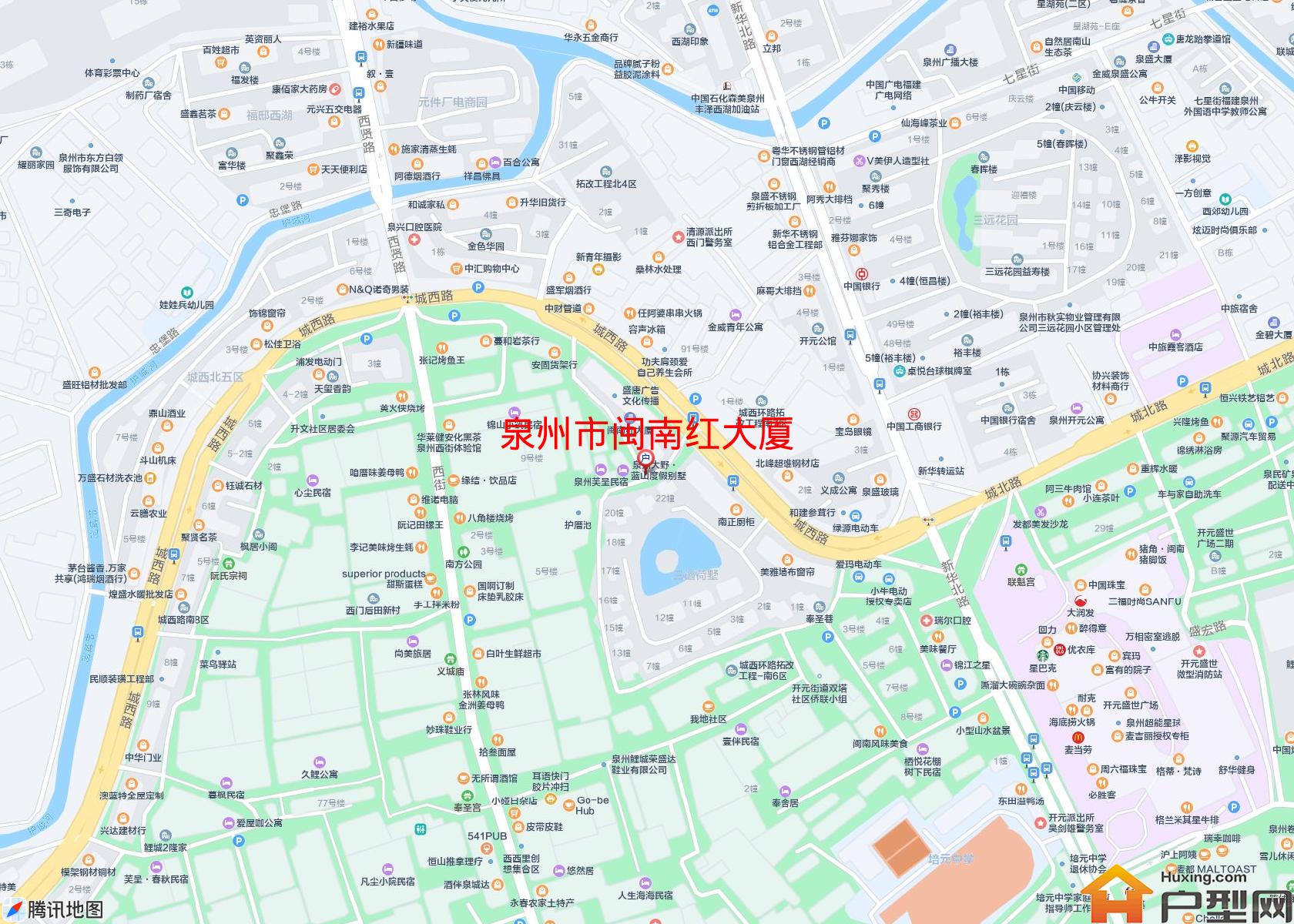 闽南红大厦小区 - 户型网