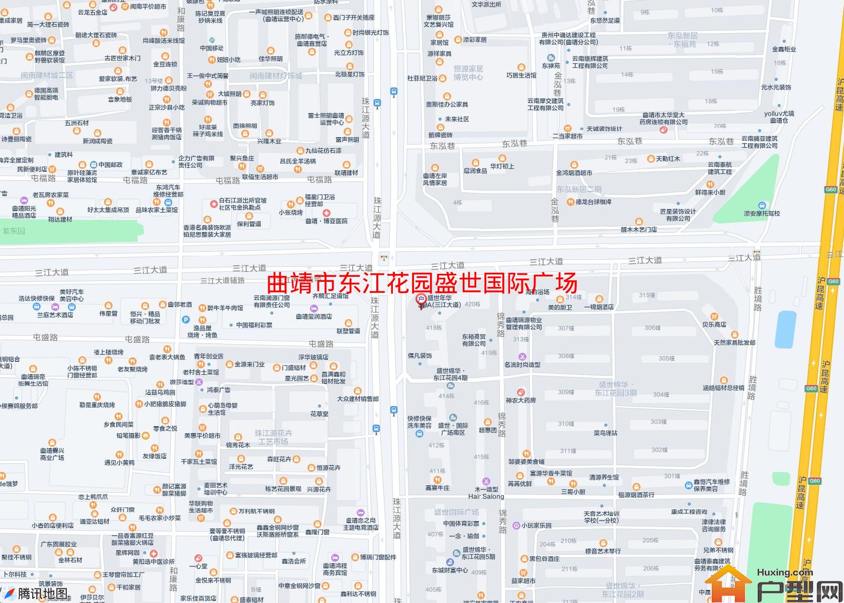 东江花园盛世国际广场(珠江源大道)小区 - 户型网