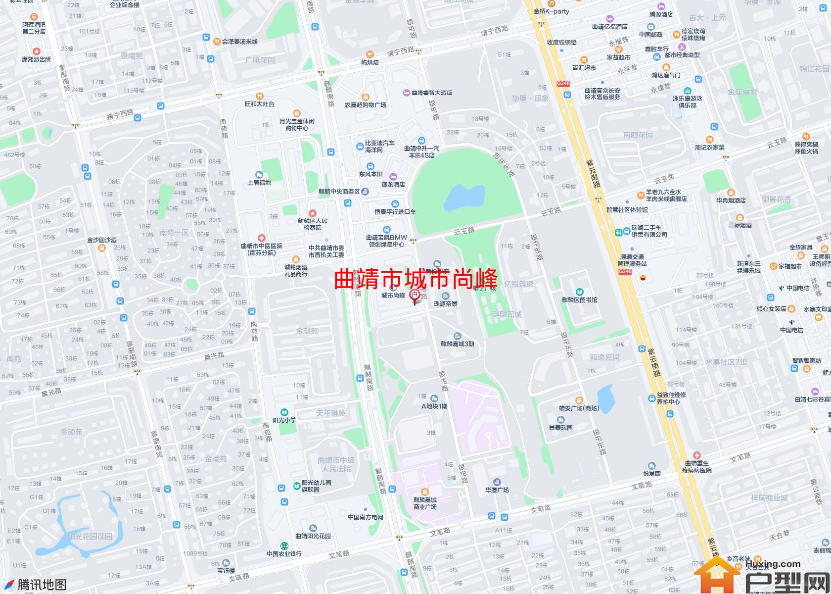 城市尚峰小区 - 户型网