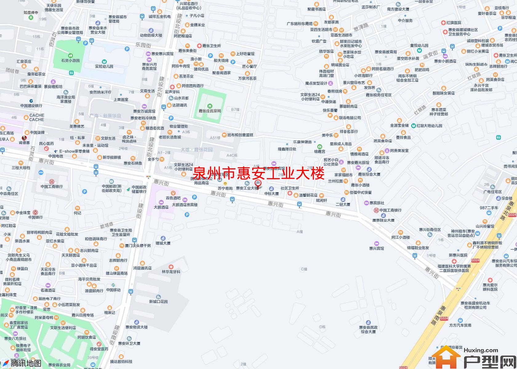 惠安工业大楼小区 - 户型网
