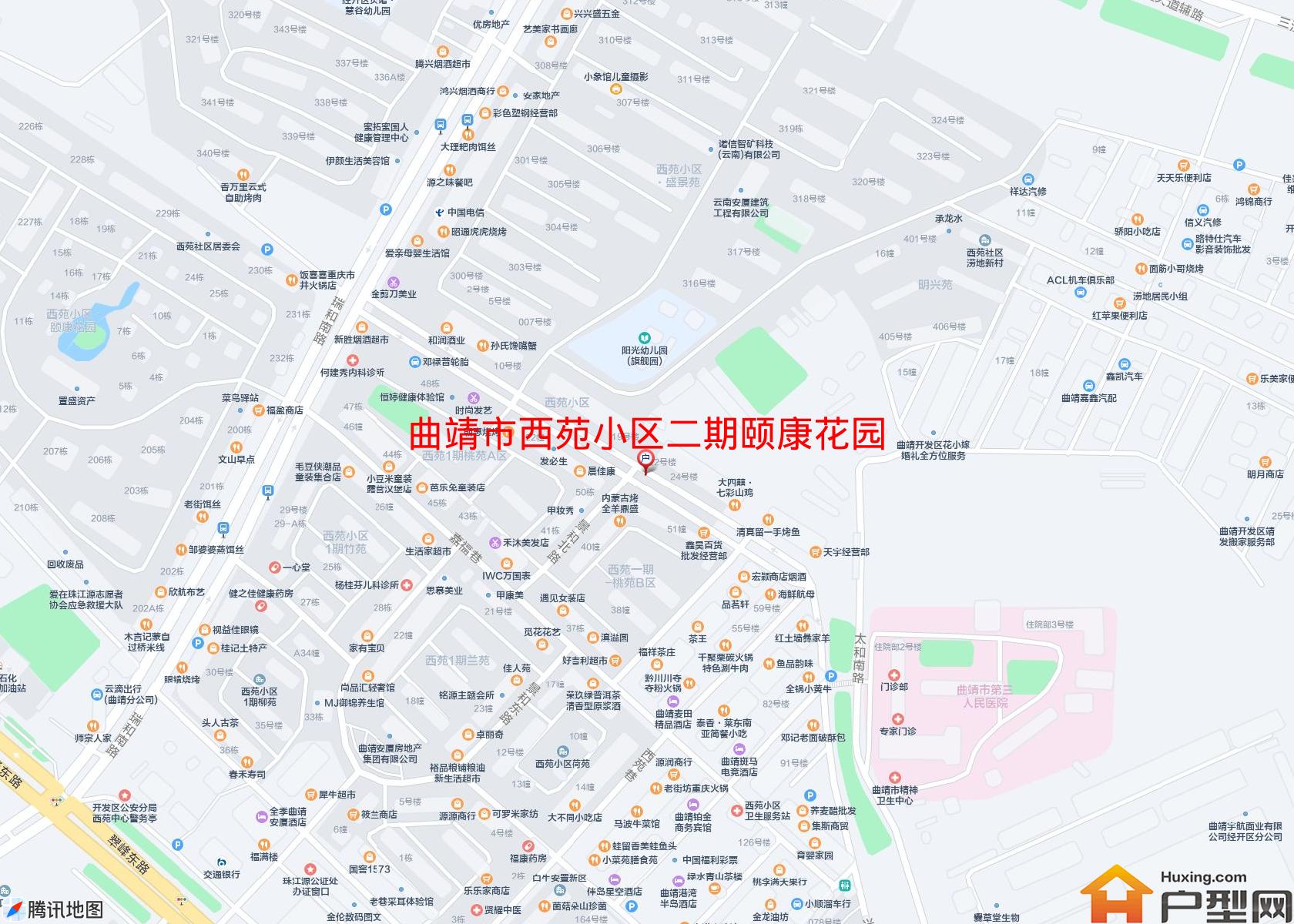 西苑小区二期颐康花园小区 - 户型网