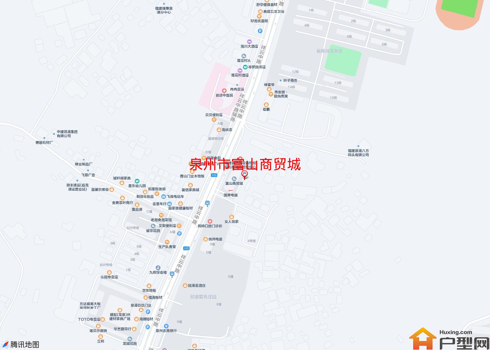 富山商贸城小区 - 户型网