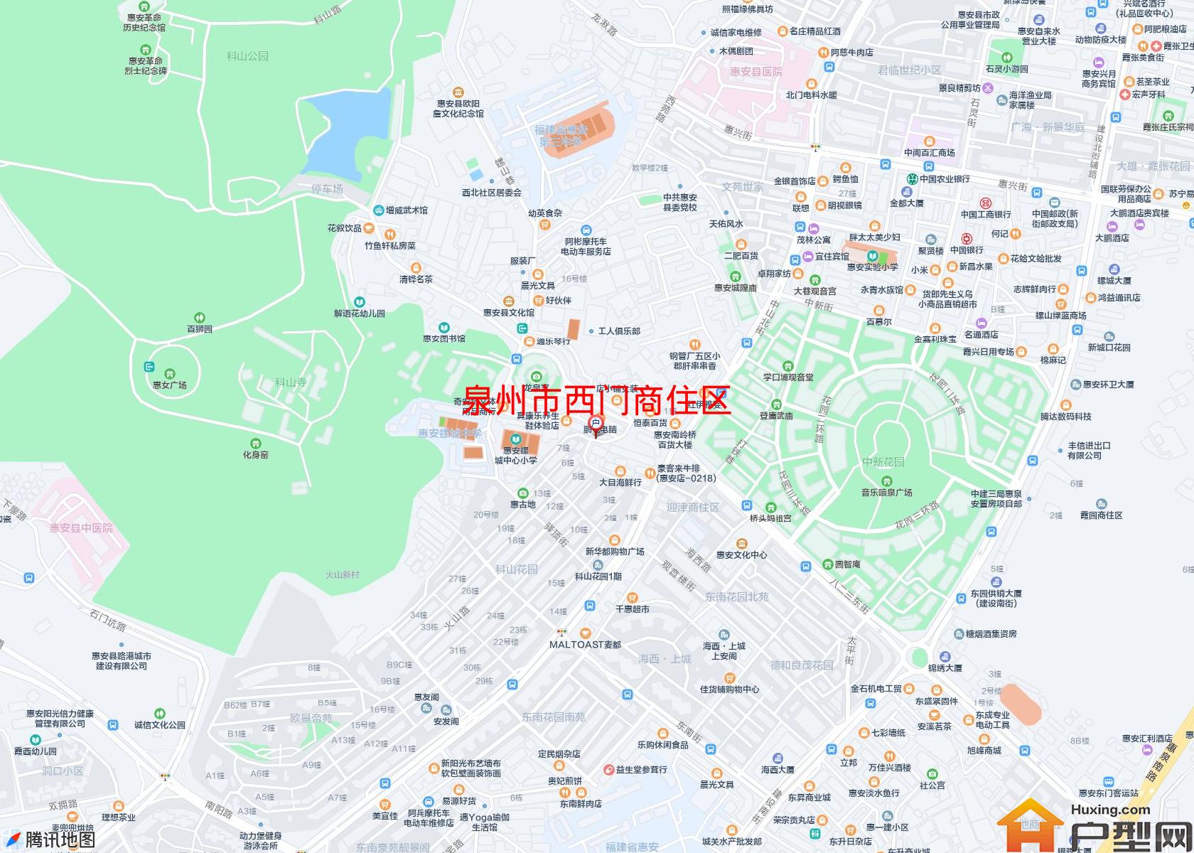 西门商住区小区 - 户型网