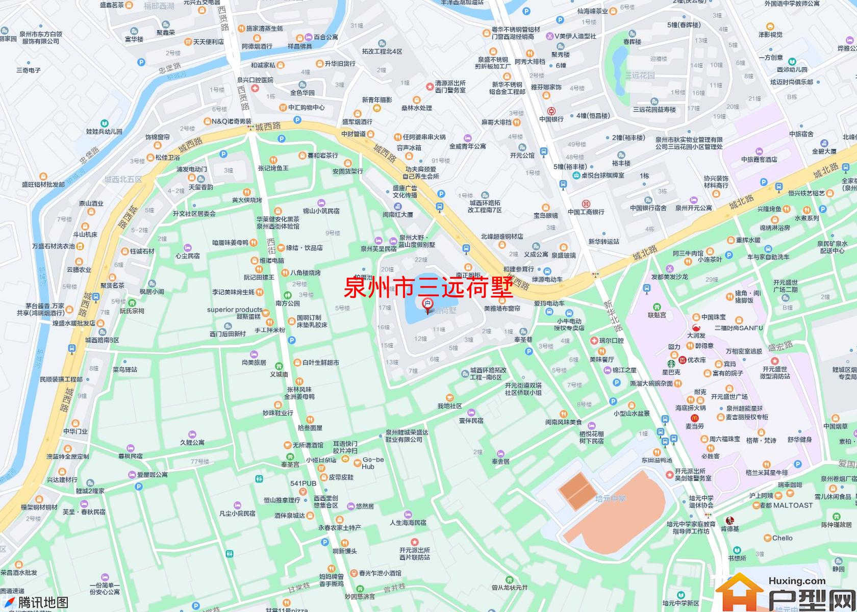 三远荷墅小区 - 户型网