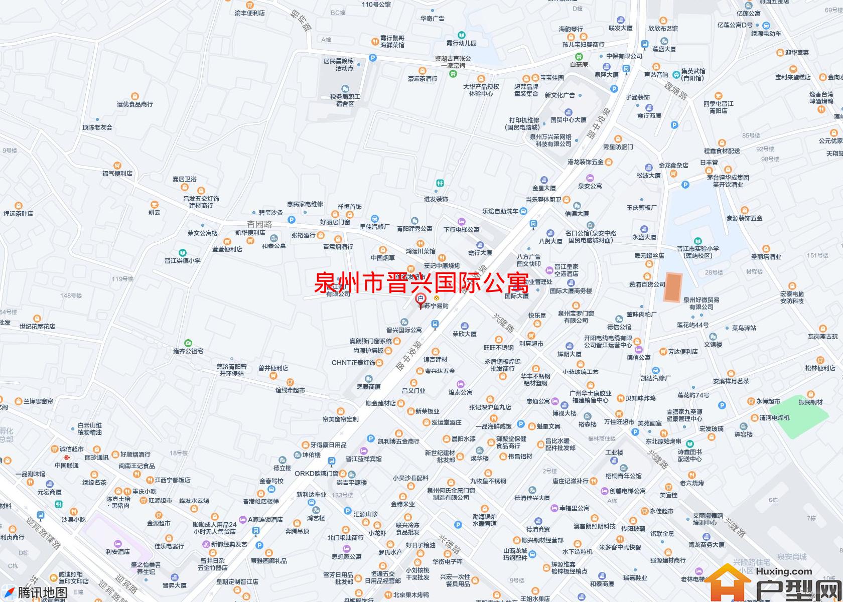 晋兴国际公寓小区 - 户型网