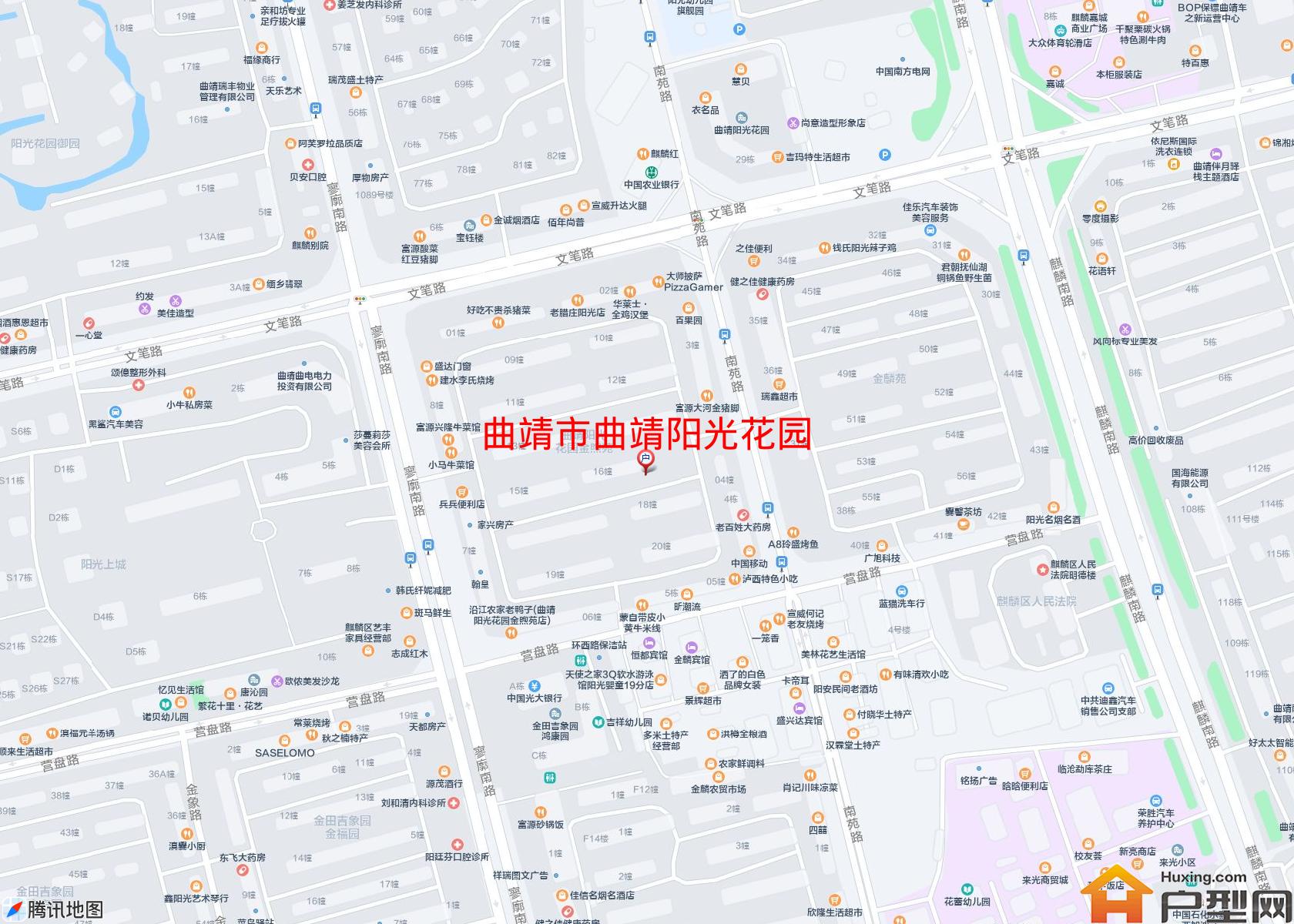 曲靖阳光花园小区 - 户型网