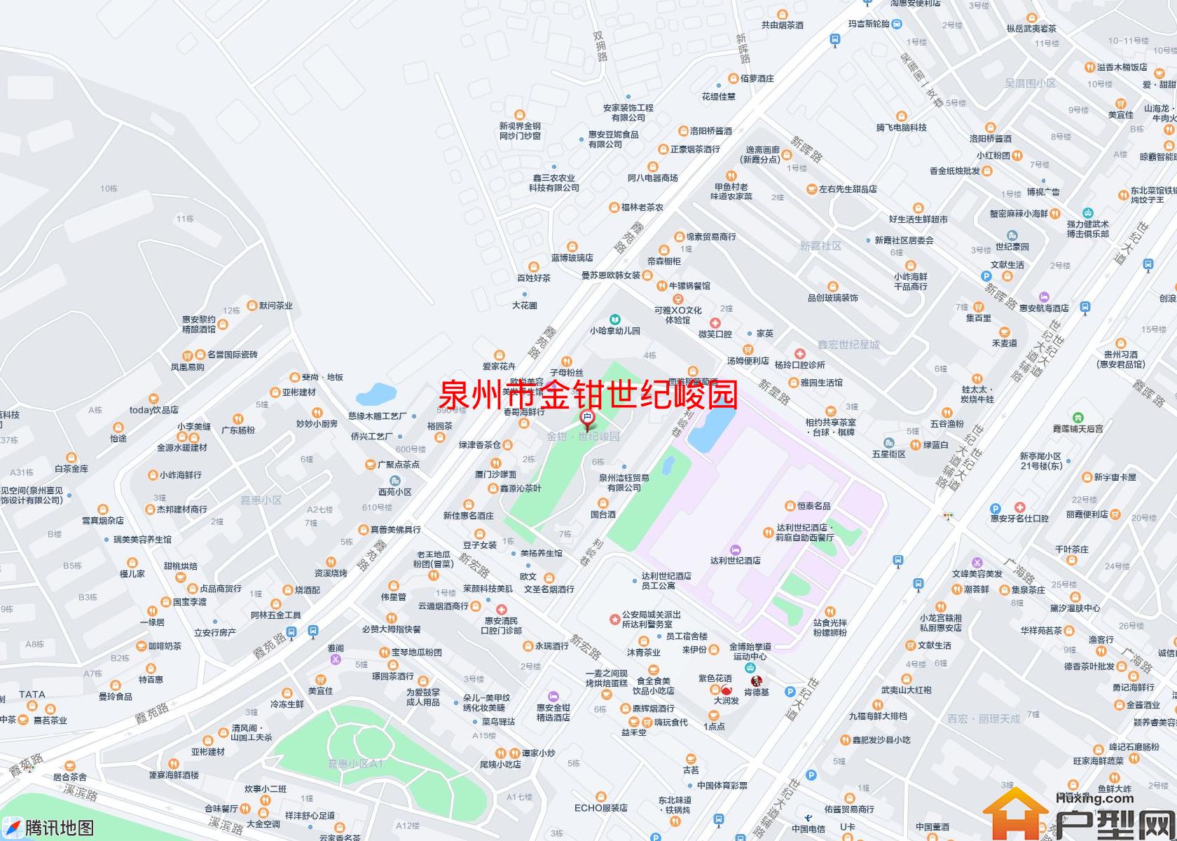 金钳世纪峻园小区 - 户型网