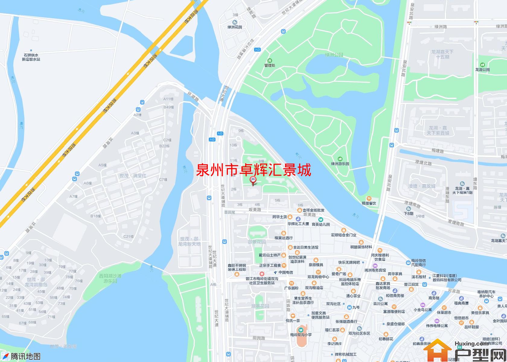 卓辉汇景城小区 - 户型网