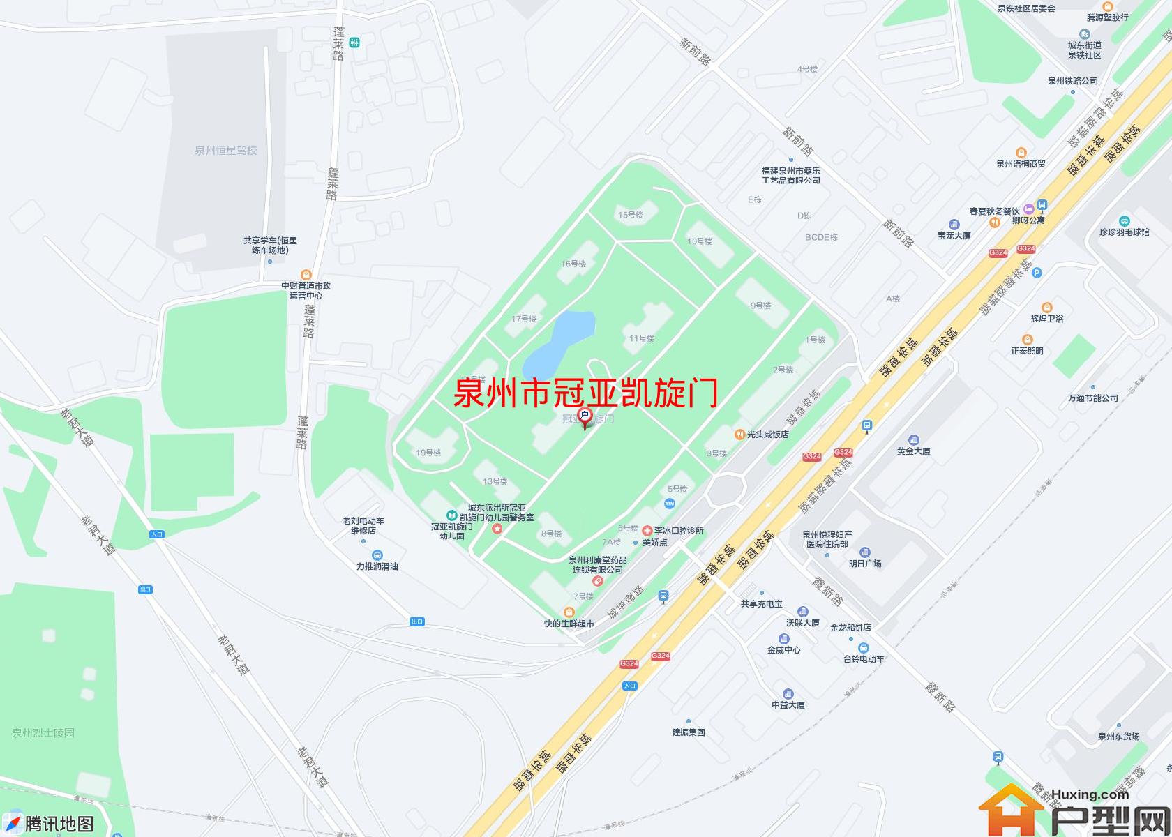 冠亚凯旋门小区 - 户型网