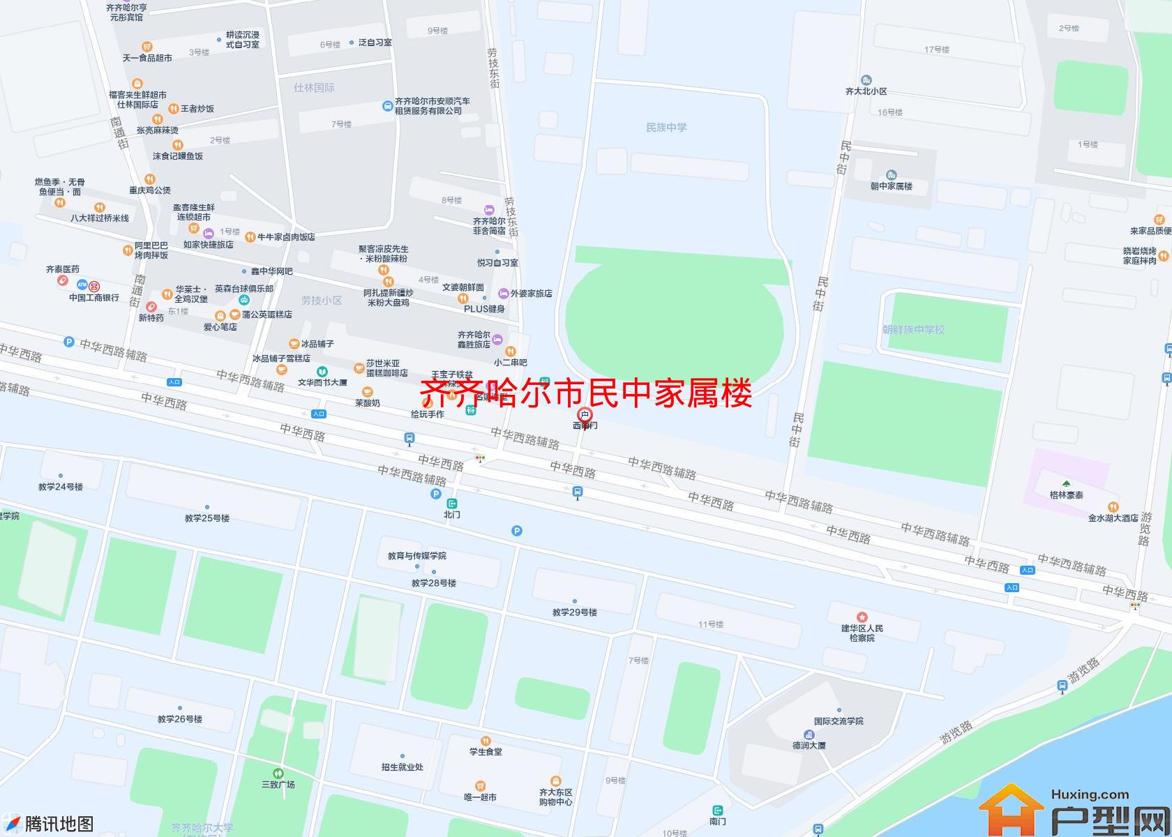 民中家属楼小区 - 户型网