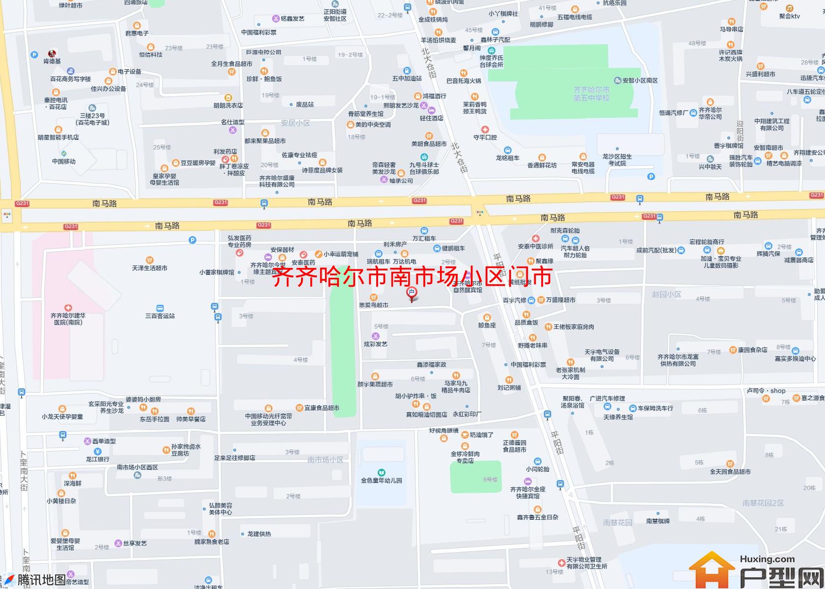 南市场小区门市小区 - 户型网